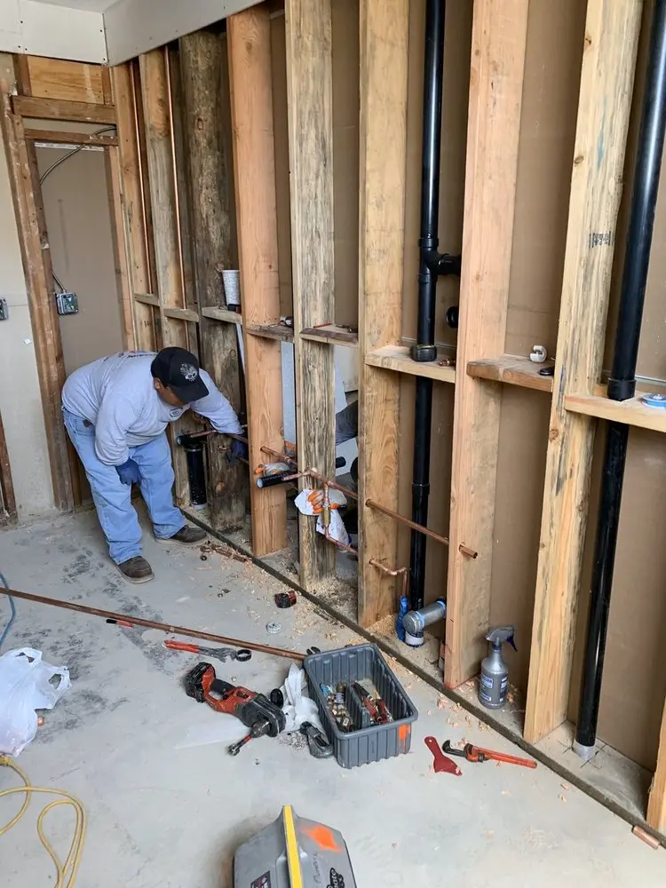 Commercial rough-in plumbing for Trenchless Sewer Repair in West Chester